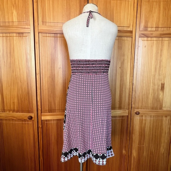 PrAna Medium Halter Boho Chic Summer Dress Casual Beachy Vacation - Picture 5 of 8